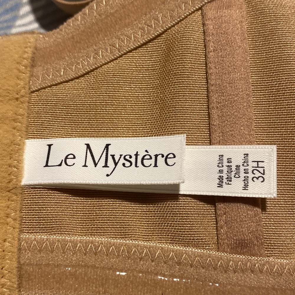 Le Mystere Soirée Strapless Bra 32 H Natural BNWT - Picture 9 of 12